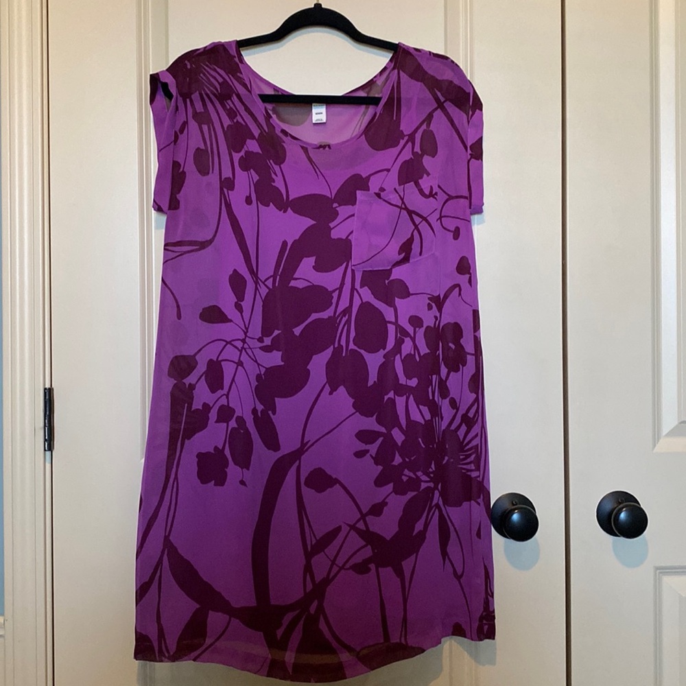 Sheerly purple dress